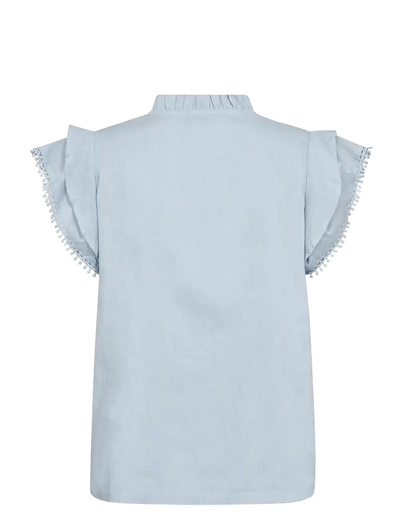 A-View - Avery top - kortærmede bluser - light blue - 2