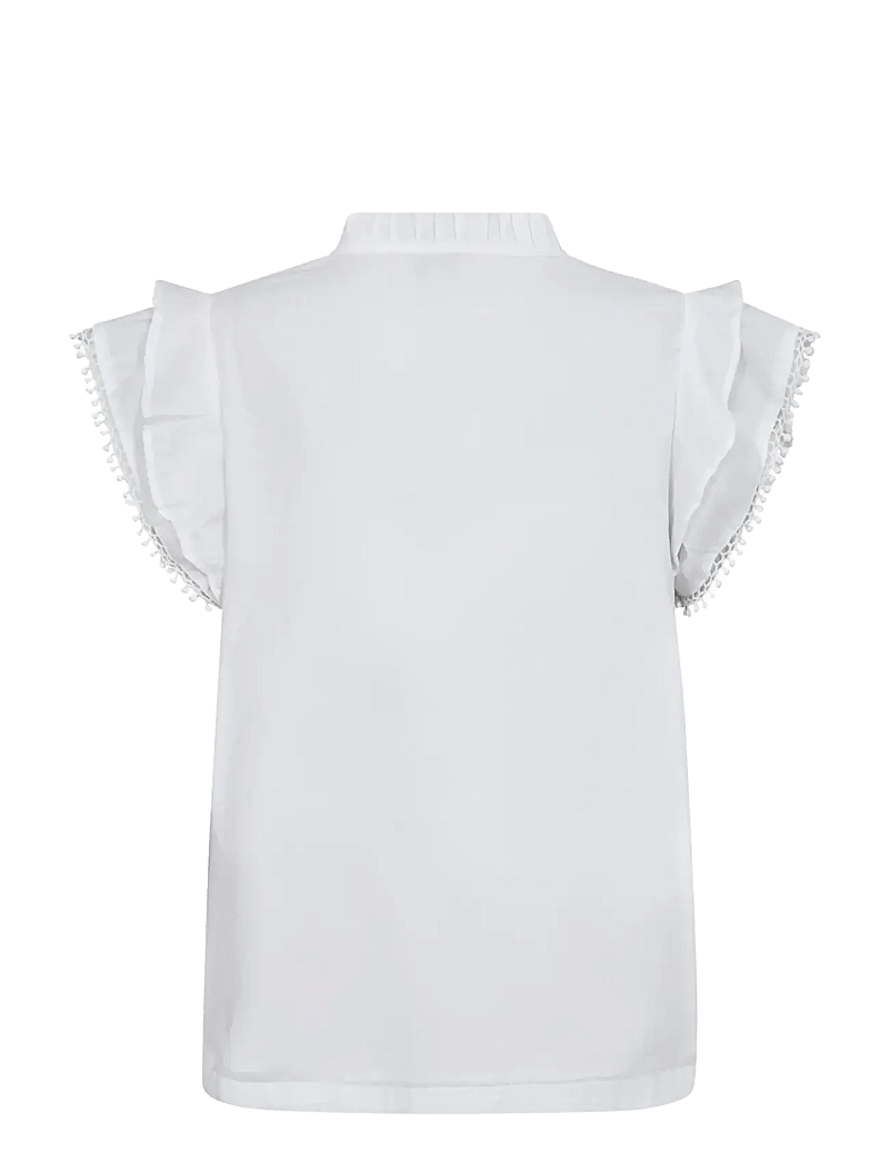 A-View - Avery top - kortærmede bluser - white - 2