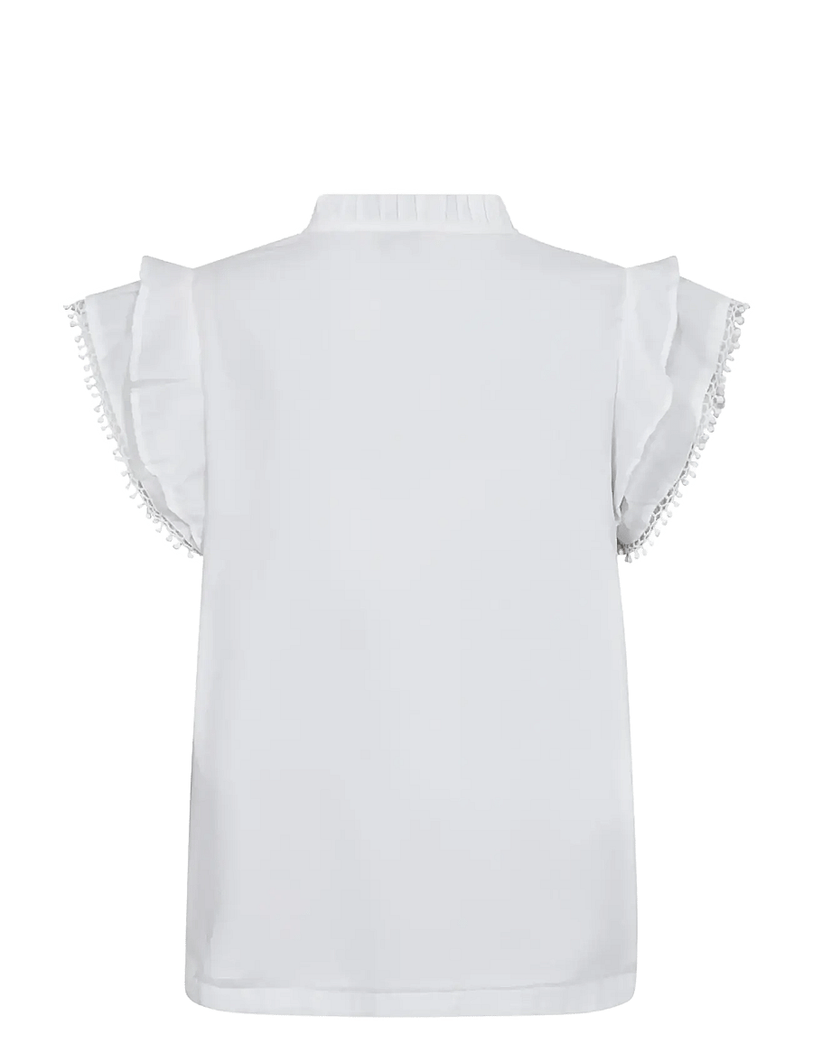 A-View - Avery top - kurzärmelige blusen - white - 2