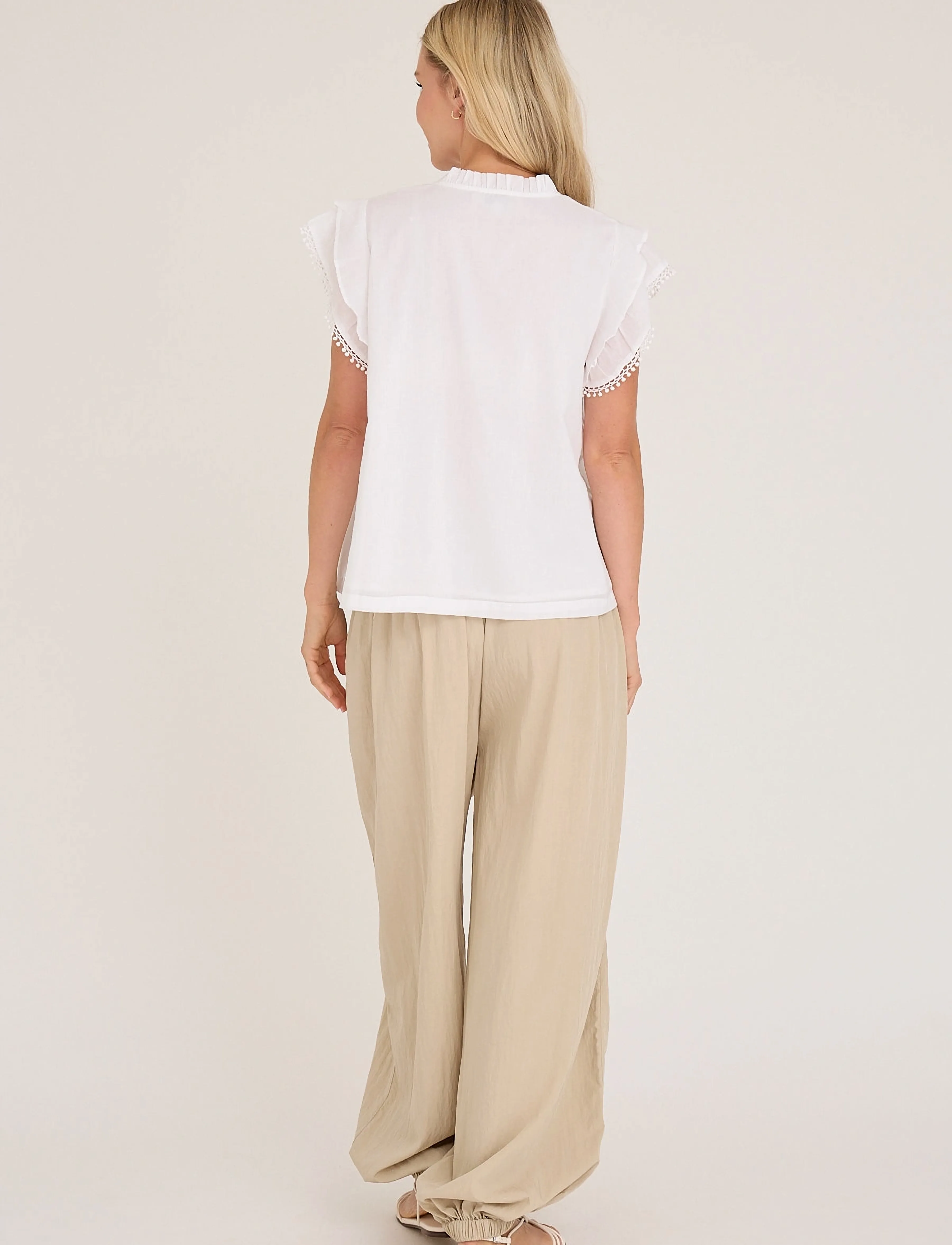 A-View - Avery top - kurzämlige blusen - white - 3