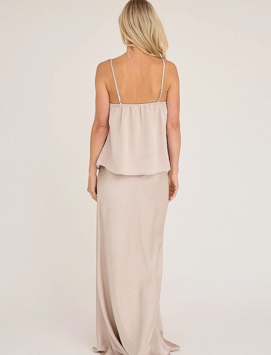 A-View - Emily strap top - topy bez rękawów - champagne - 3