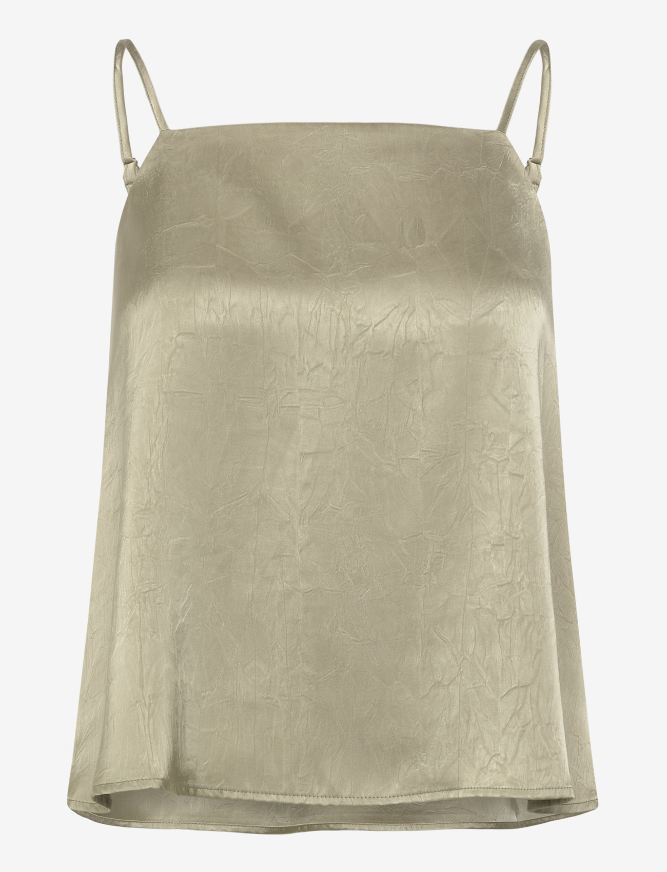 A-View - Emily strap top - linnen - dusty green - 1