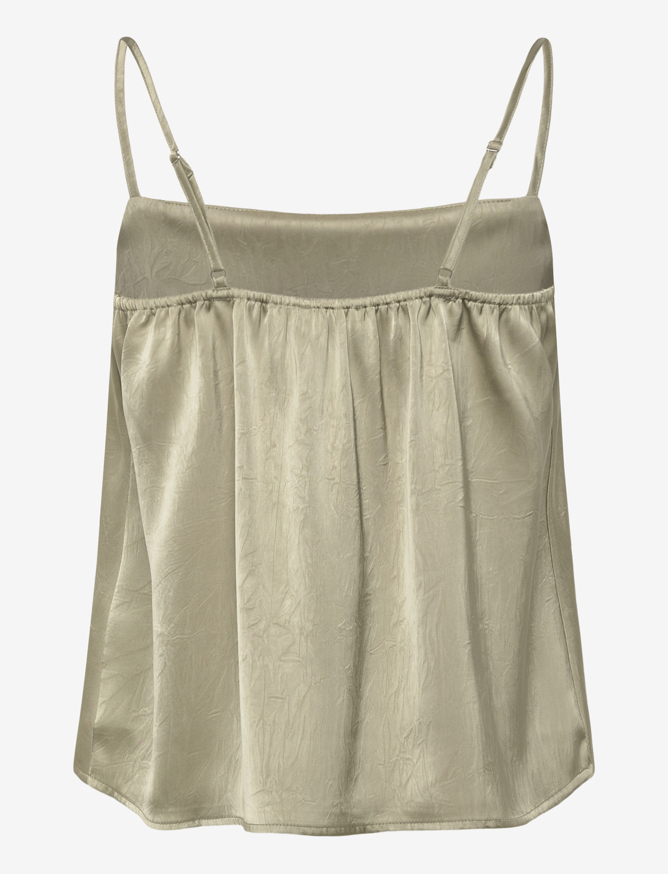A-View - Emily strap top - linnen - dusty green - 2
