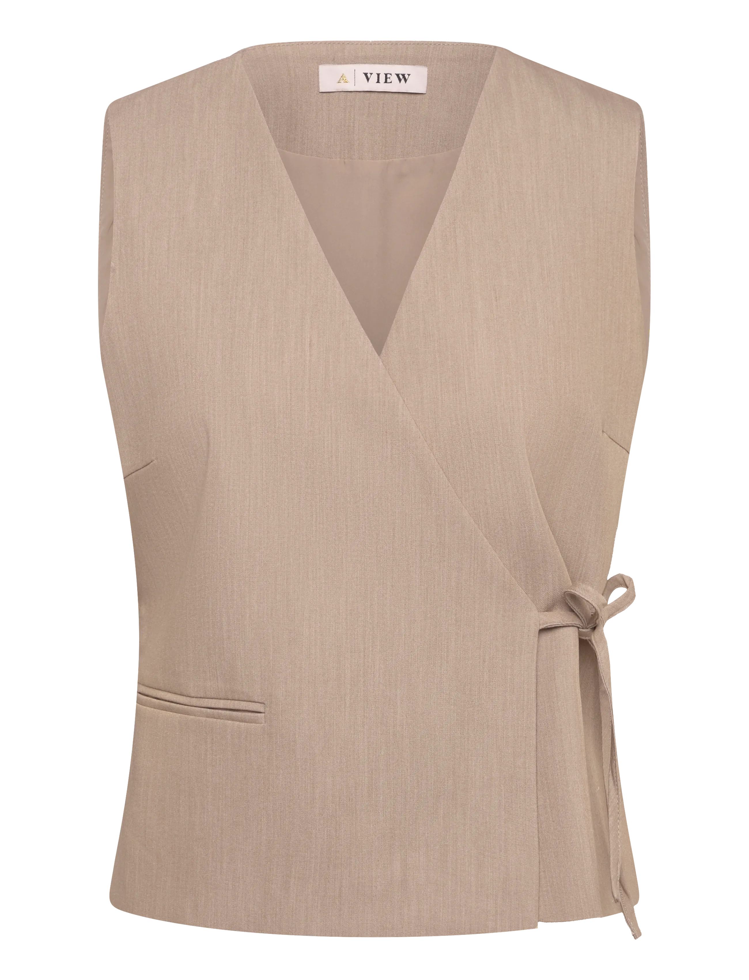 A-View Allium vest - Blazere - LIGHT BROWN / beige