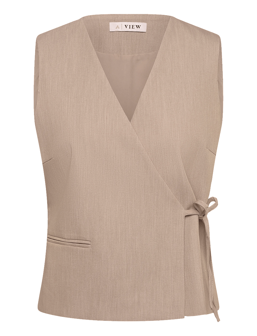 A-View - Allium vest - vester - light brown - 1