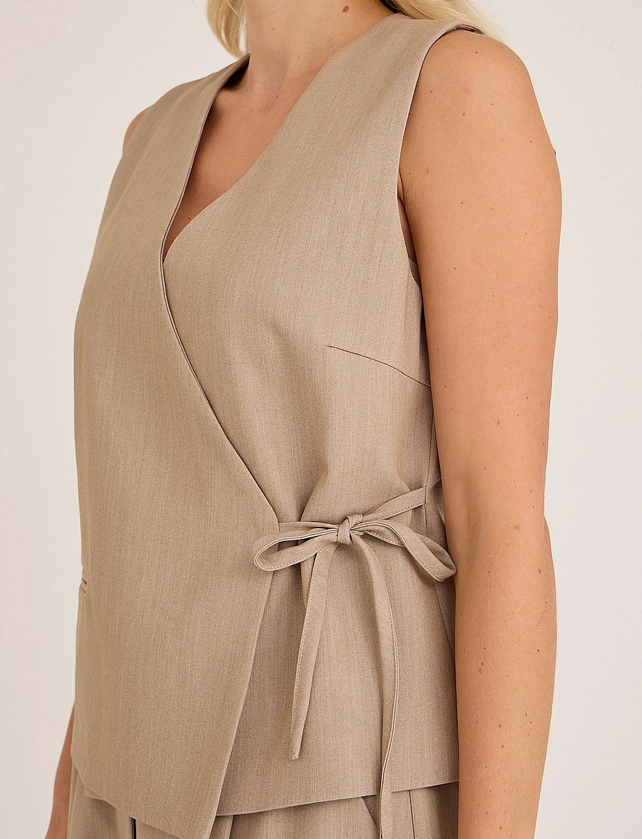 A-View - Allium vest - vester - light brown - 4