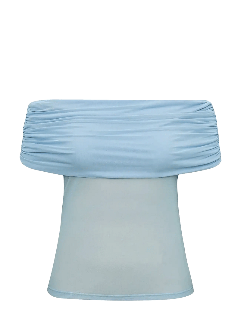 A-View - Kit Off shoulder Blouse - Ärmellose blusen - light blue - 1