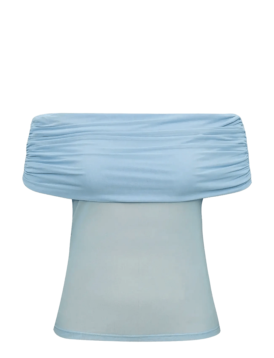 A-View - Kit Off shoulder Blouse - Ärmellose blusen - light blue - 1