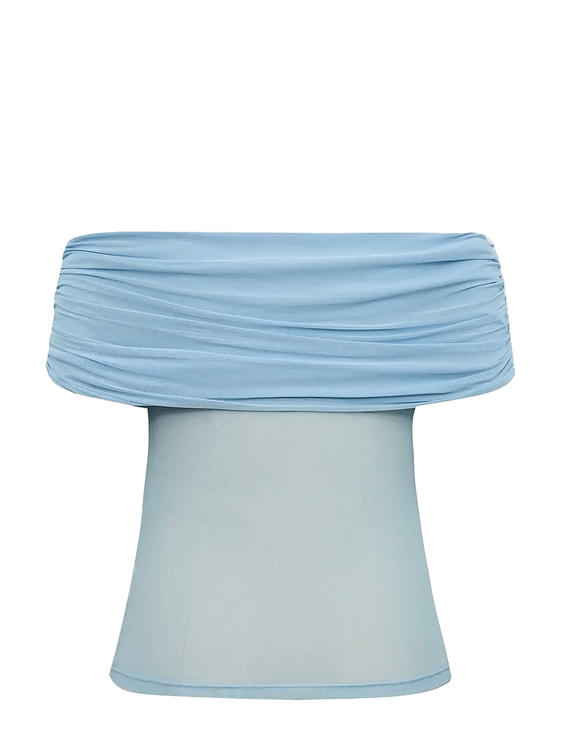 A-View - Kit Off shoulder Blouse - Ärmellose blusen - light blue - 2