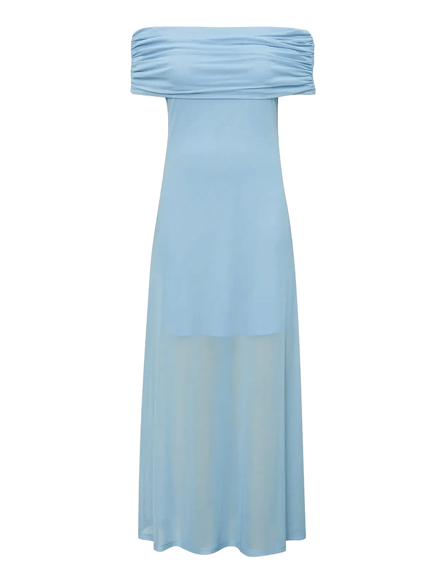 A-View - Kit Off shoulder Dress - abendkleider - light blue - 1