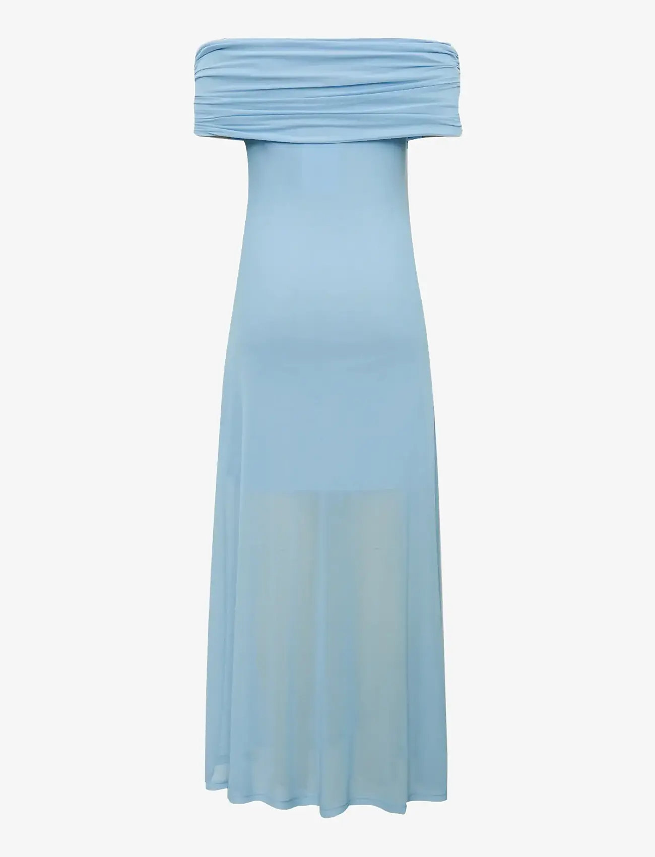 A-View - Kit Off shoulder Dress - aftonklänningar - light blue - 2