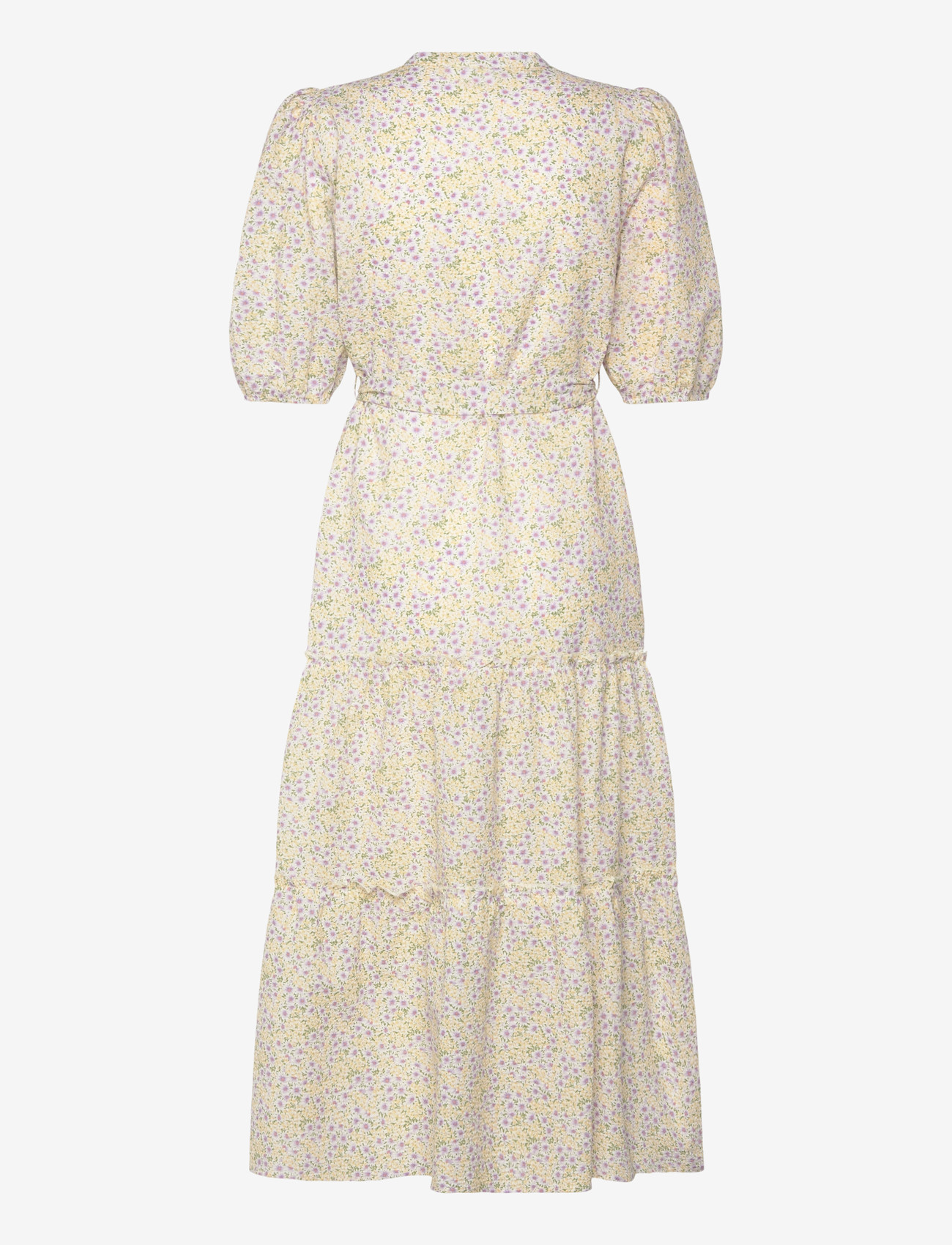 A-View - Kate V-neck long dress - maxi kjoler - lilac/yellow - 1