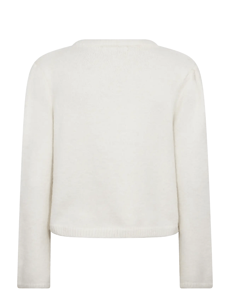 A-View - Lissi L/S knit cardigan - koftor - white - 2