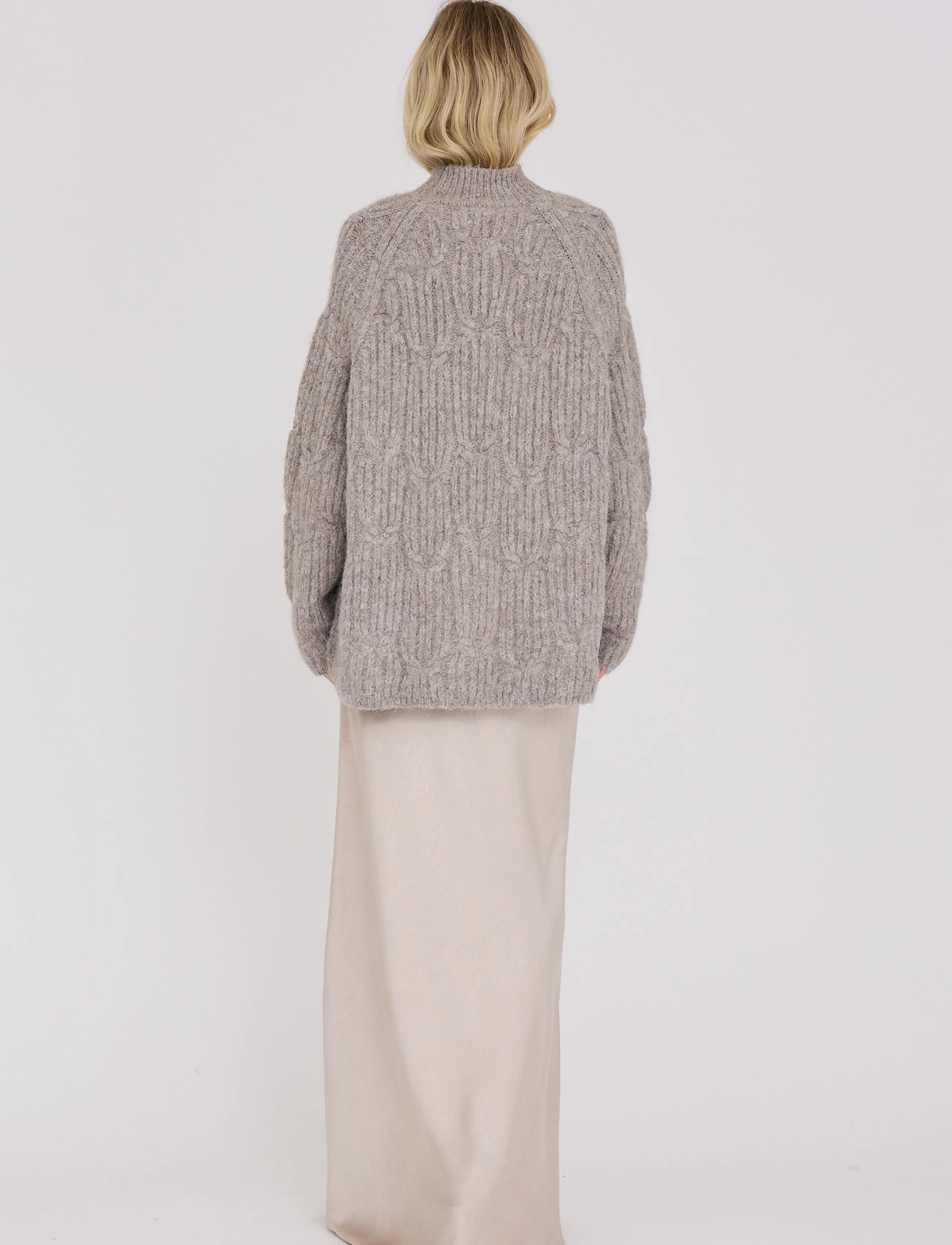 A-View - Kabba knit pullover - light brown - 4