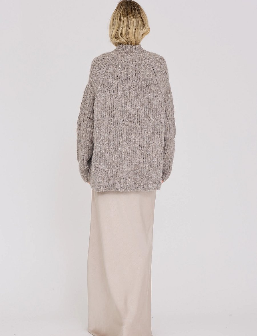 A-View - Kabba knit pullover - light brown - 4