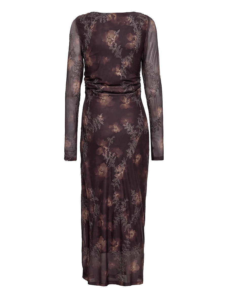 A-View - Belena L/S dress - partykleider - brown/sand - 2