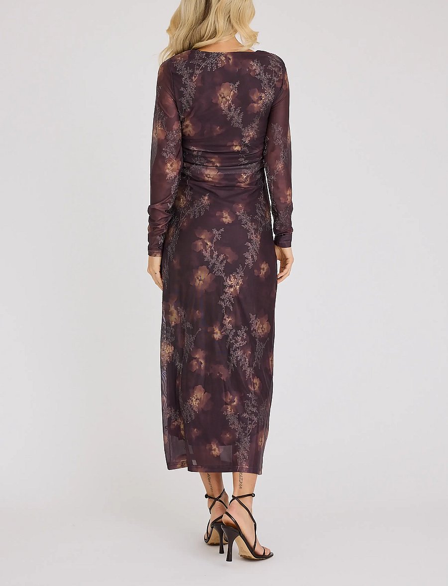A-View - Belena L/S dress - partykleider - brown/sand - 3