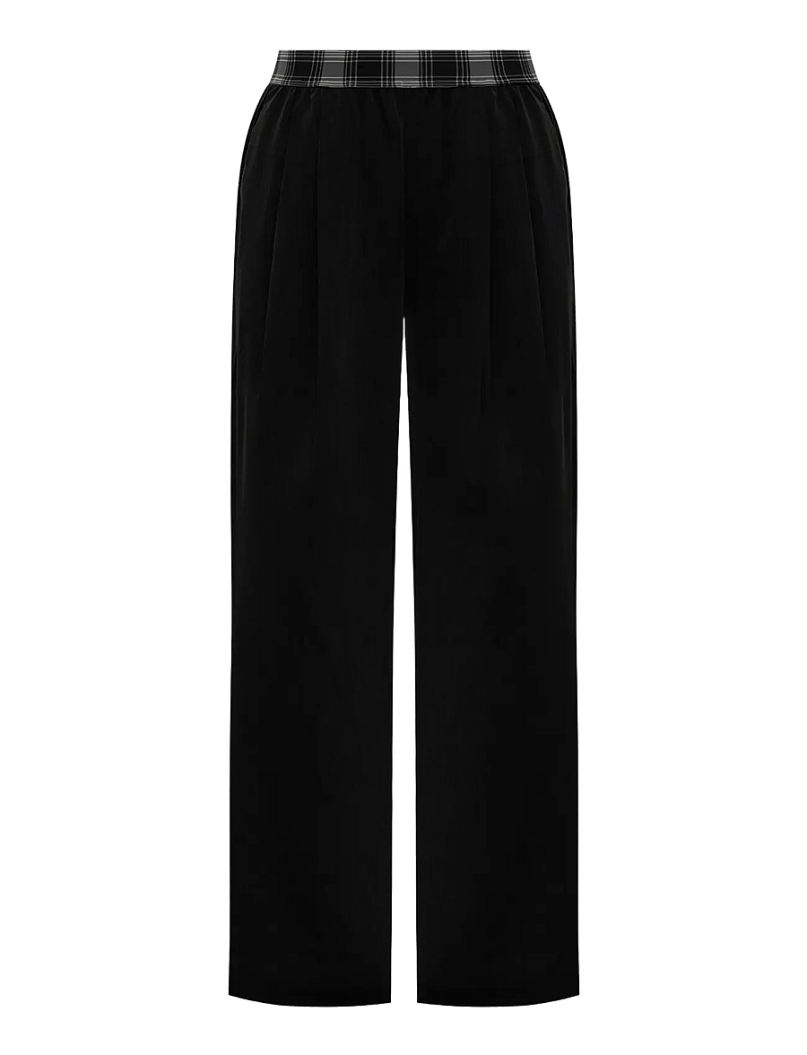 A-View - Anabrit pants - hosen mit weitem bein - black - 0