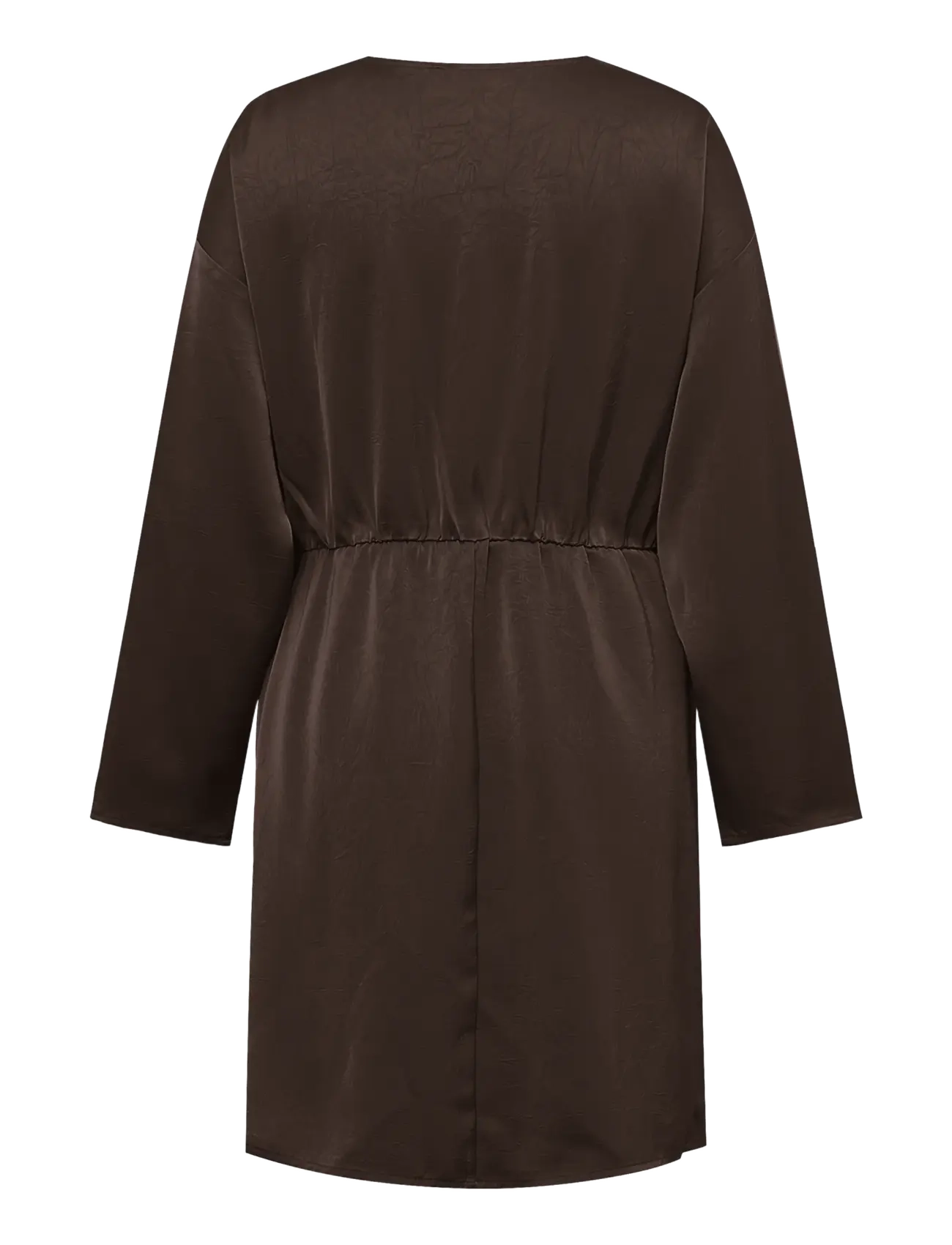 A-View - Sinda drape dress - dark brown - 1