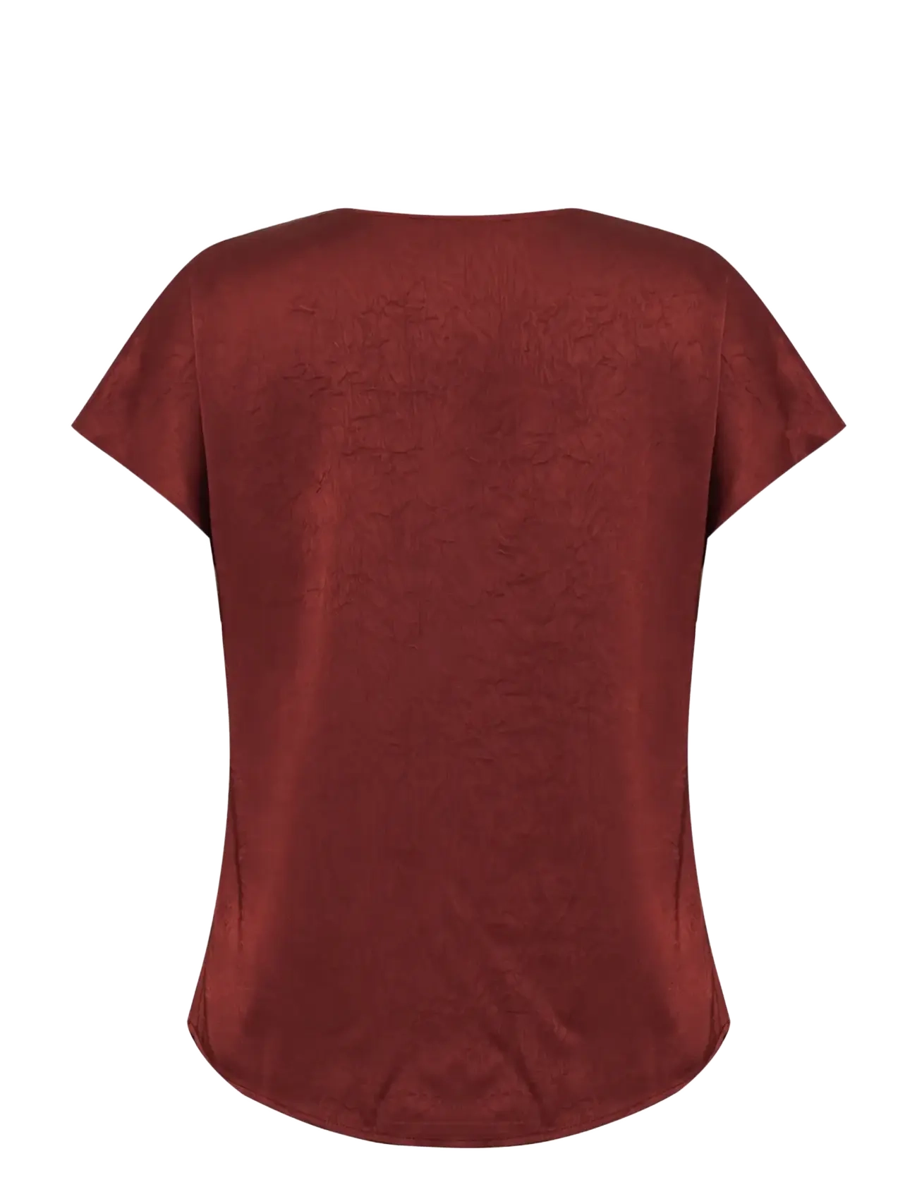 A-View - Sinda drape top - deep burgundy - 2