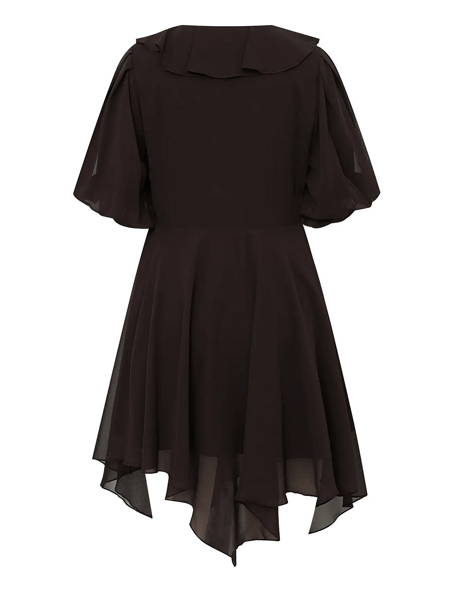 A-View - Flouncy dress - brown - 2