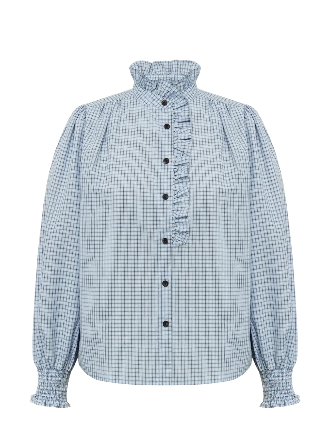 A-View Clova check shirt - A-View - LIGHT BLUE / blue