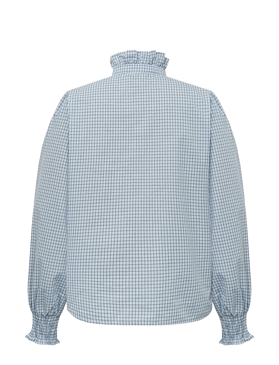 A-View - Clova check shirt - langärmlige hemden - light blue - 2