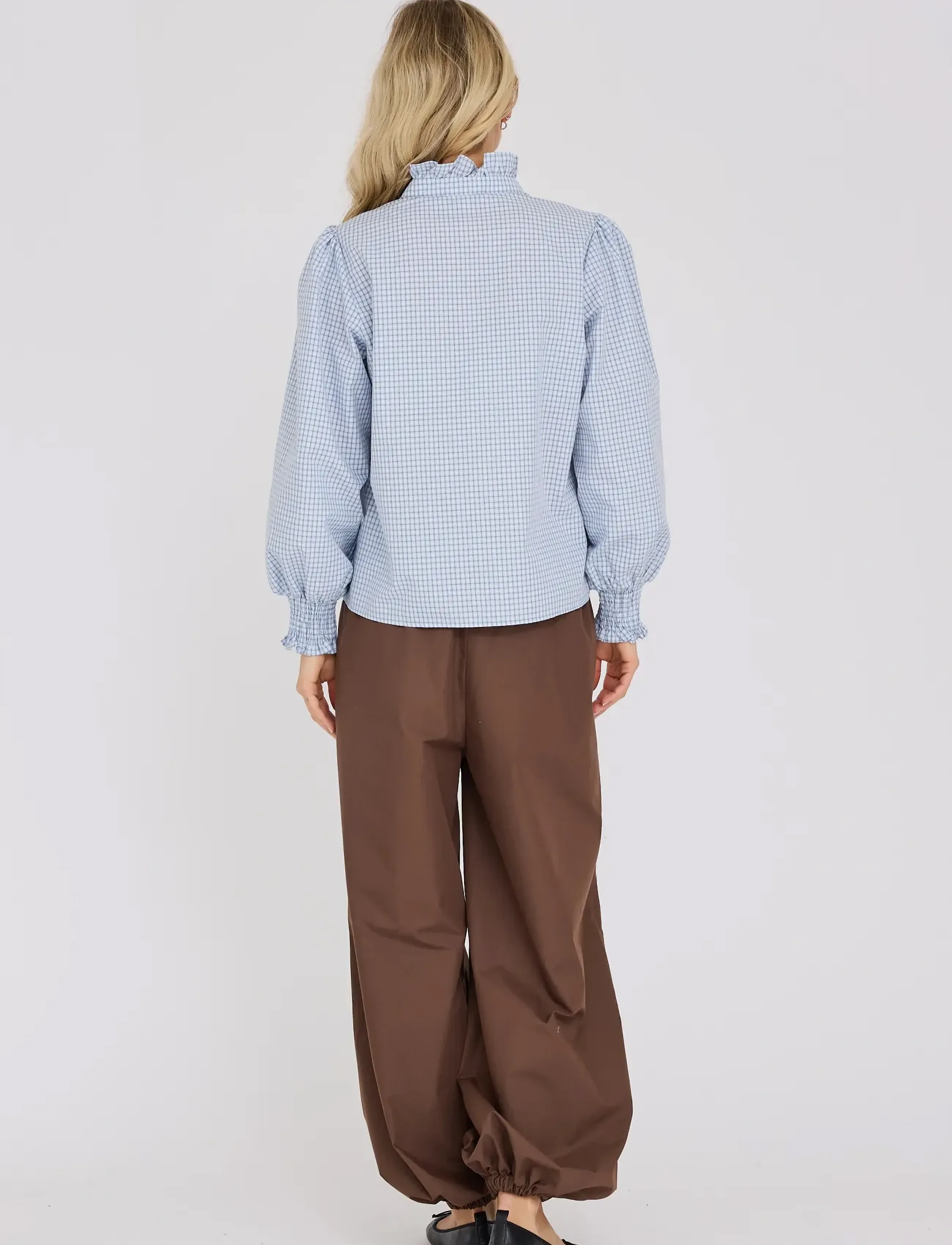 A-View - Clova check shirt - langärmlige hemden - light blue - 3