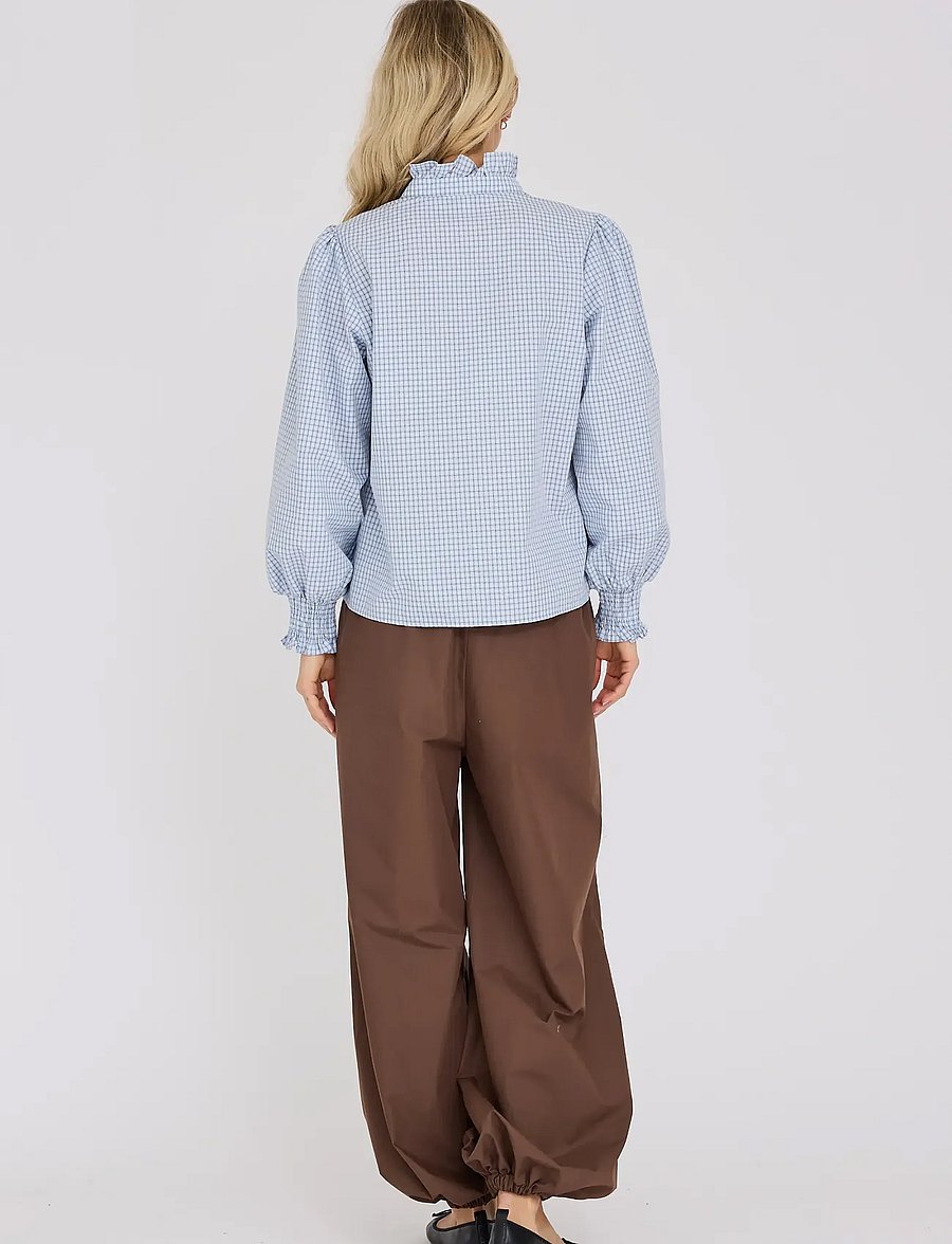 A-View - Clova check shirt - langärmlige hemden - light blue - 3