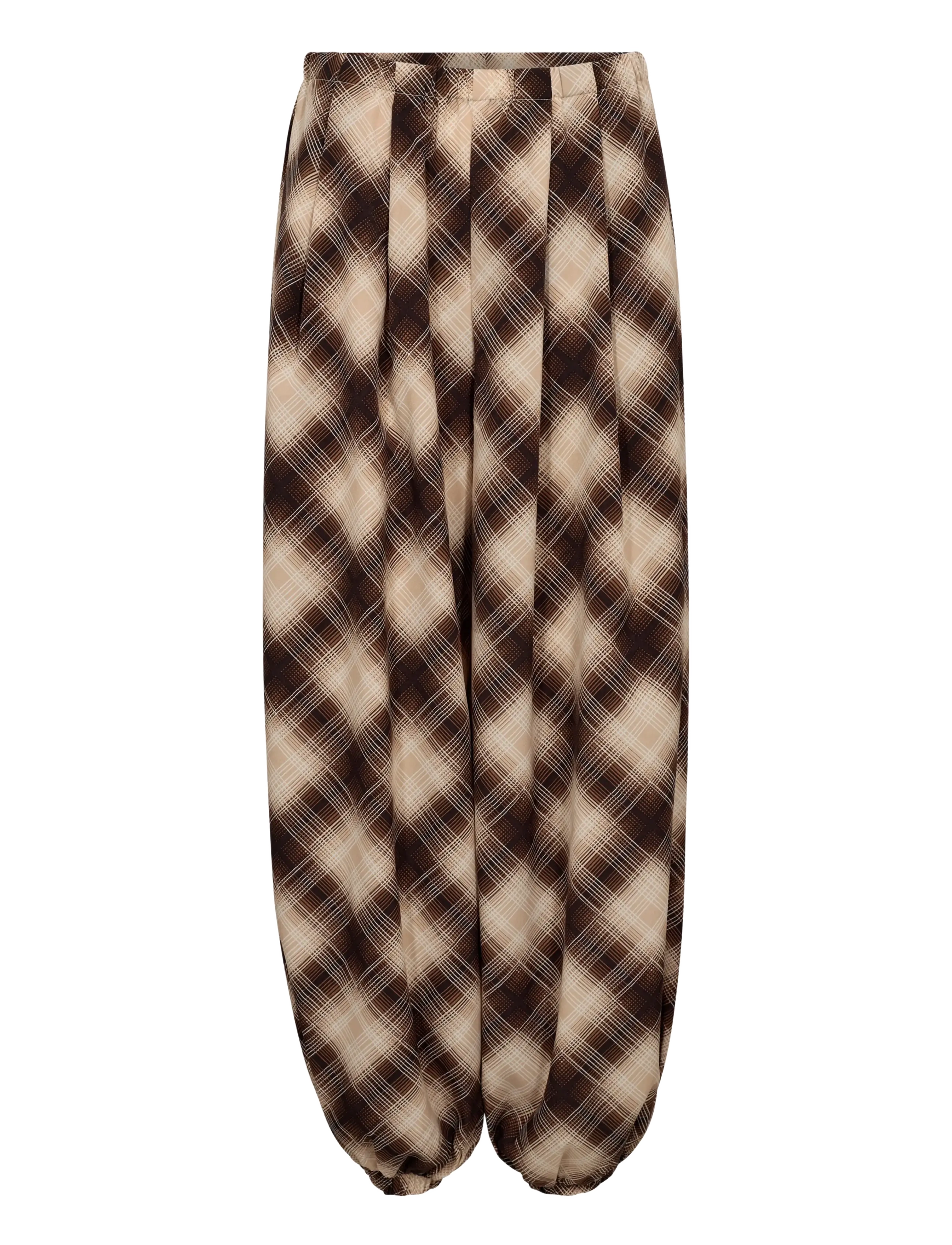 A-View - Elsi pants - barrelbyxor - brown/sand - 1
