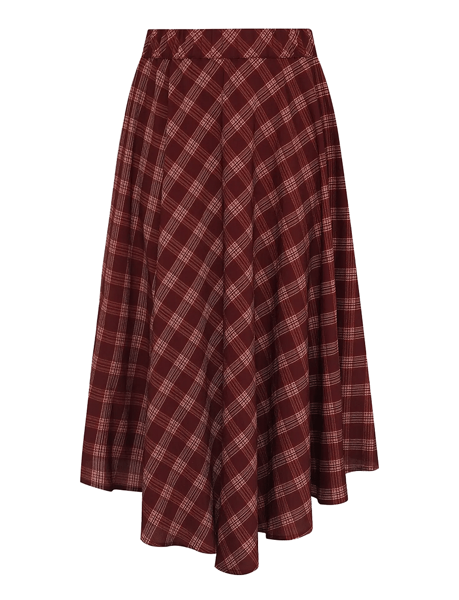 A-View - Kanta skirt - midi-röcke - deep burgundy - 1