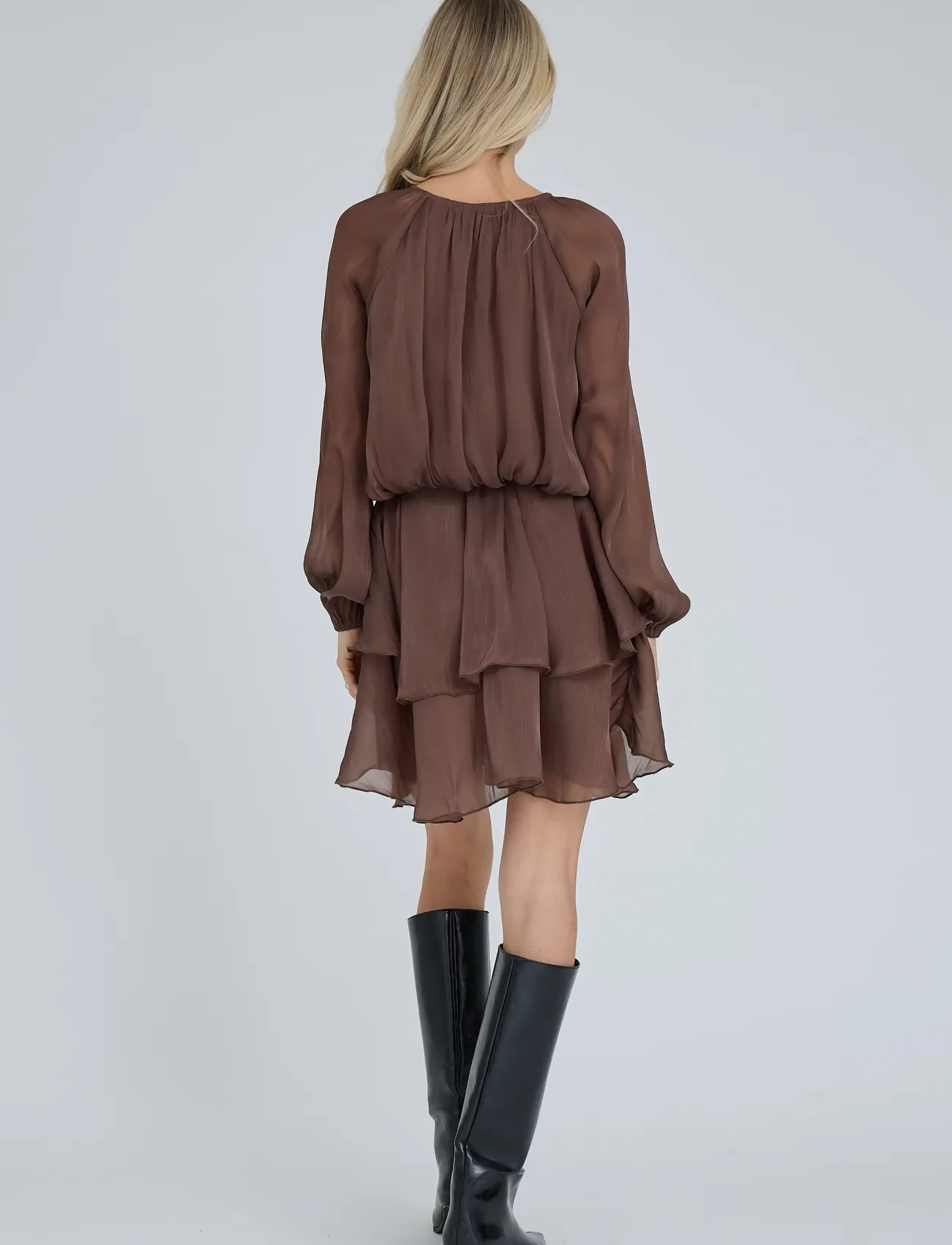 A-View - Ovena dress - cocktailkjoler - dark brown - 3