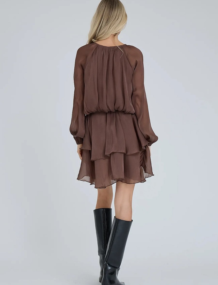 A-View - Ovena dress - cocktailkjoler - dark brown - 3