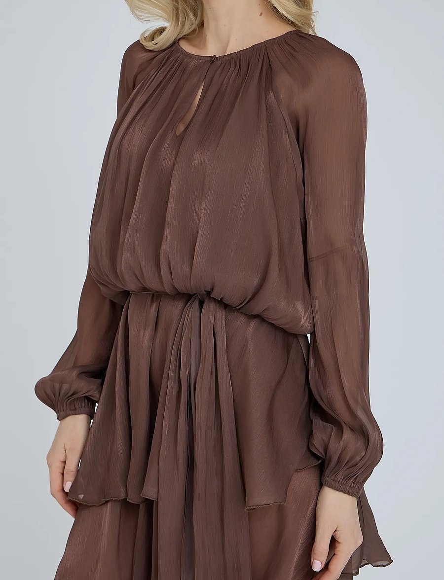 A-View - Ovena dress - cocktailkjoler - dark brown - 4
