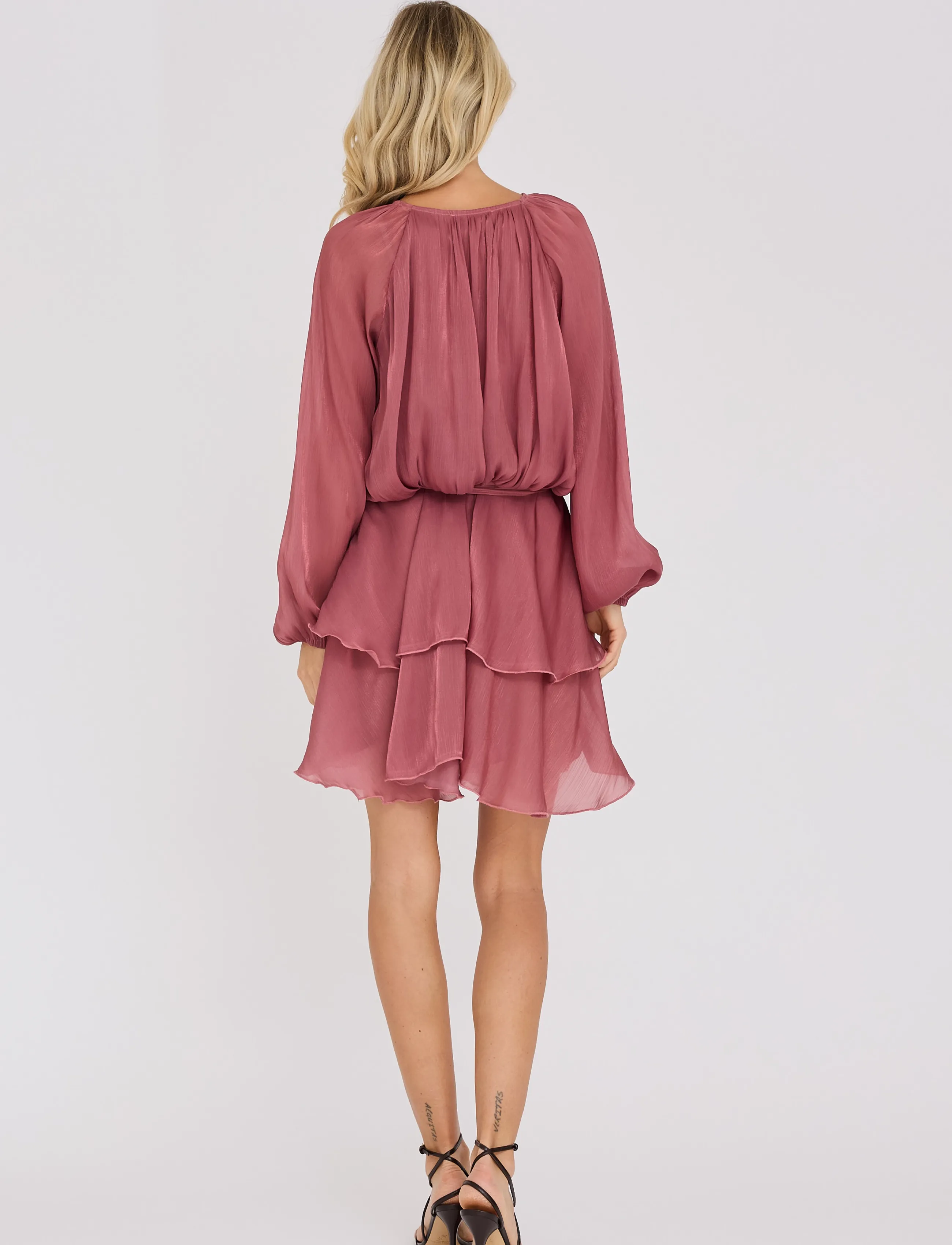 A-View - Ovena dress - old rose - 3