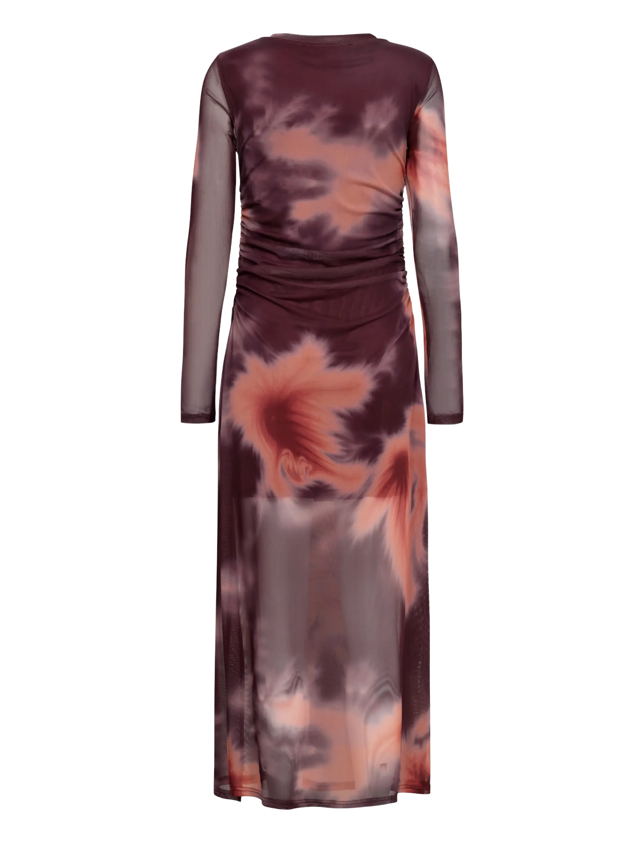 A-View - Naja dress - bordeaux/orange - 1