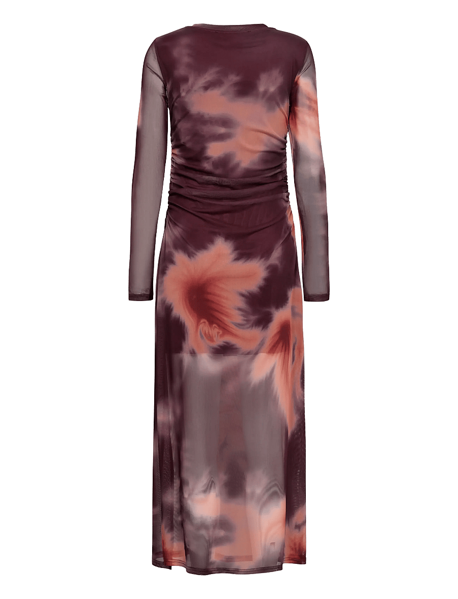 A-View - Naja dress - bordeaux/orange - 1