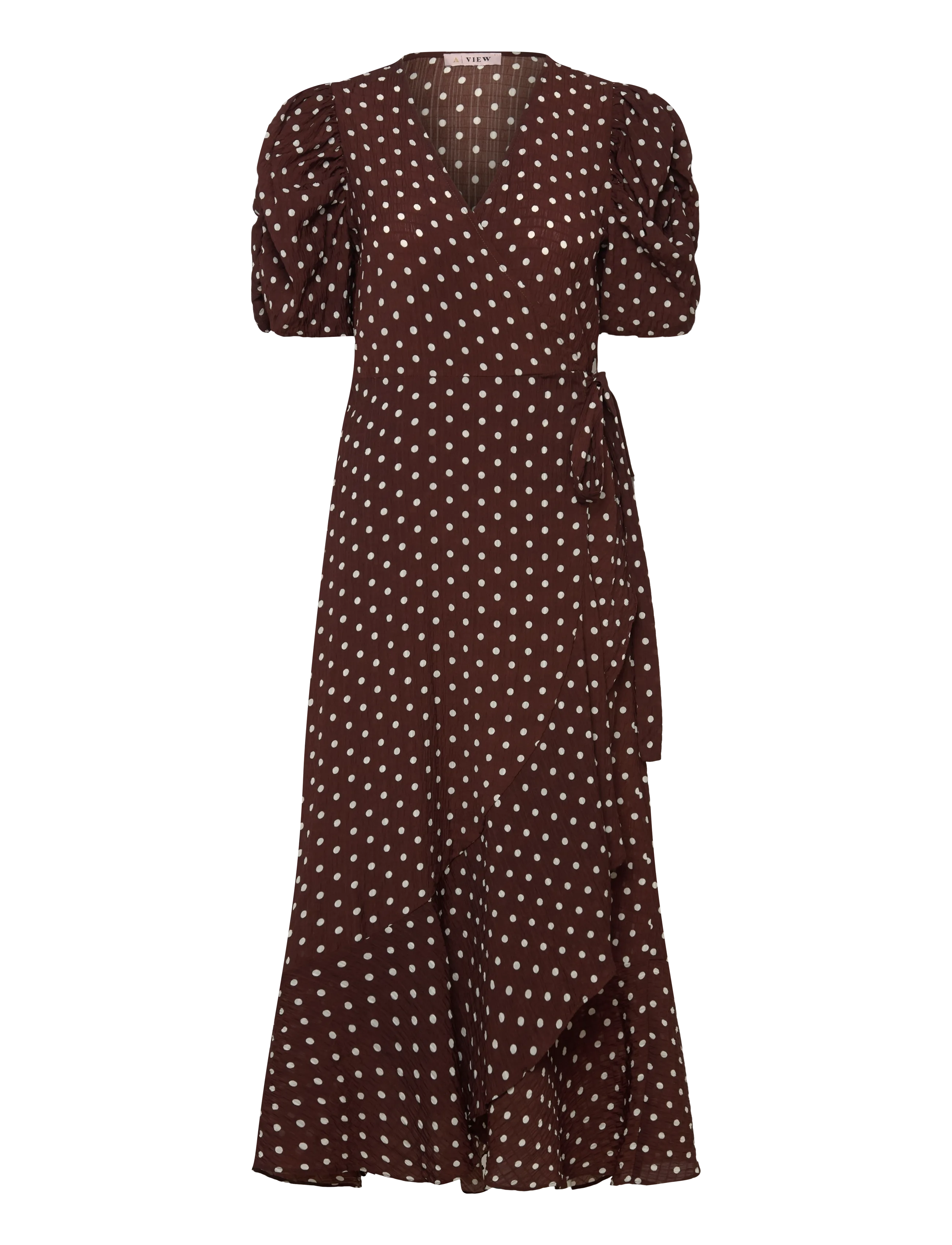 A-VIEW Sinda Dot Kleid Braun - 44 - Damen