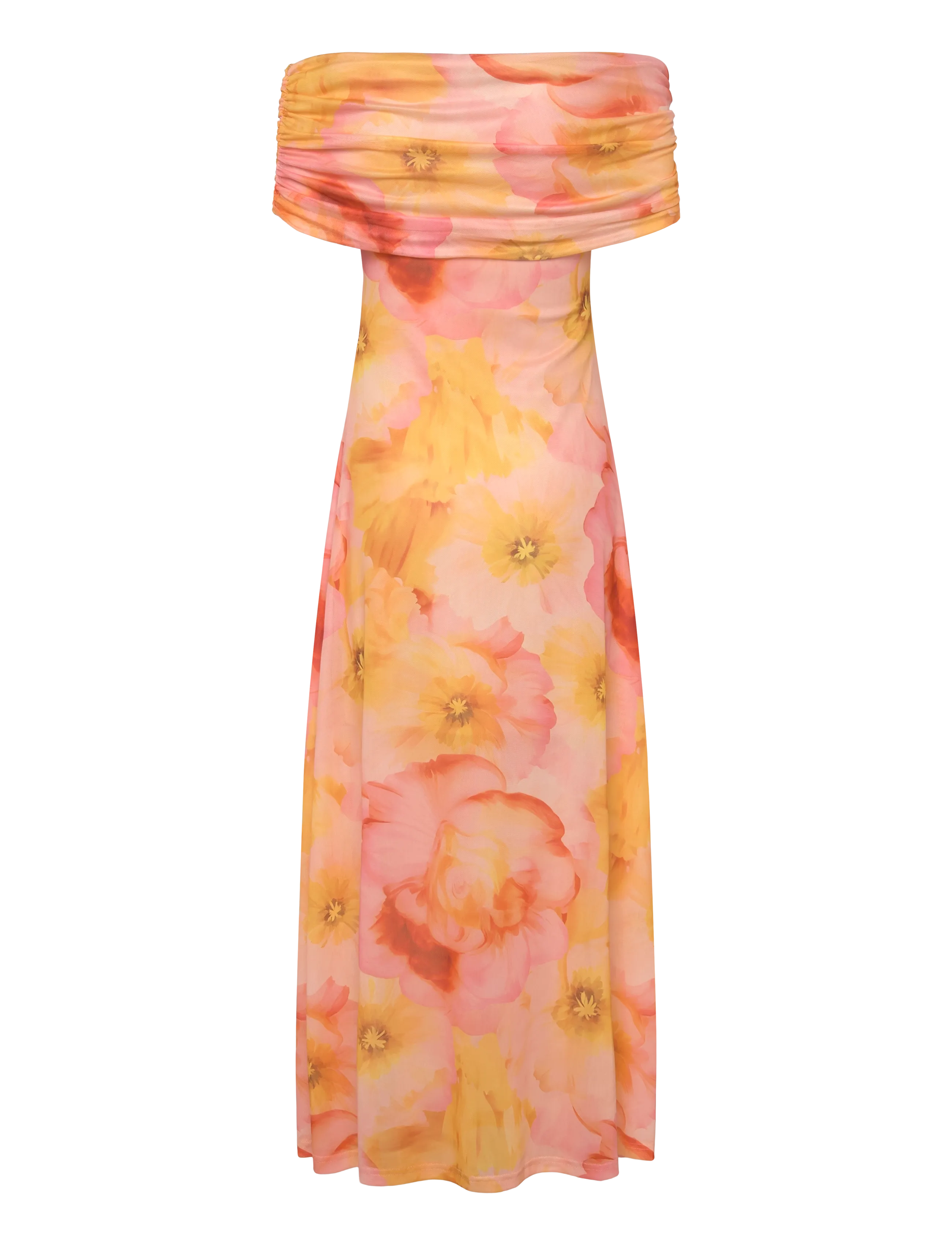A-View - Kit S/L dress - bodycon dresses - rose/yellow - 1
