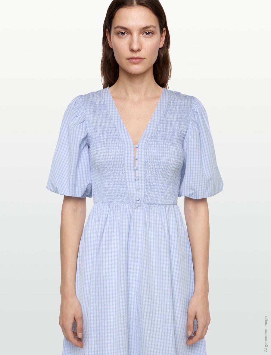 A-View - Tabita new dress - midikleider - light blue - 3