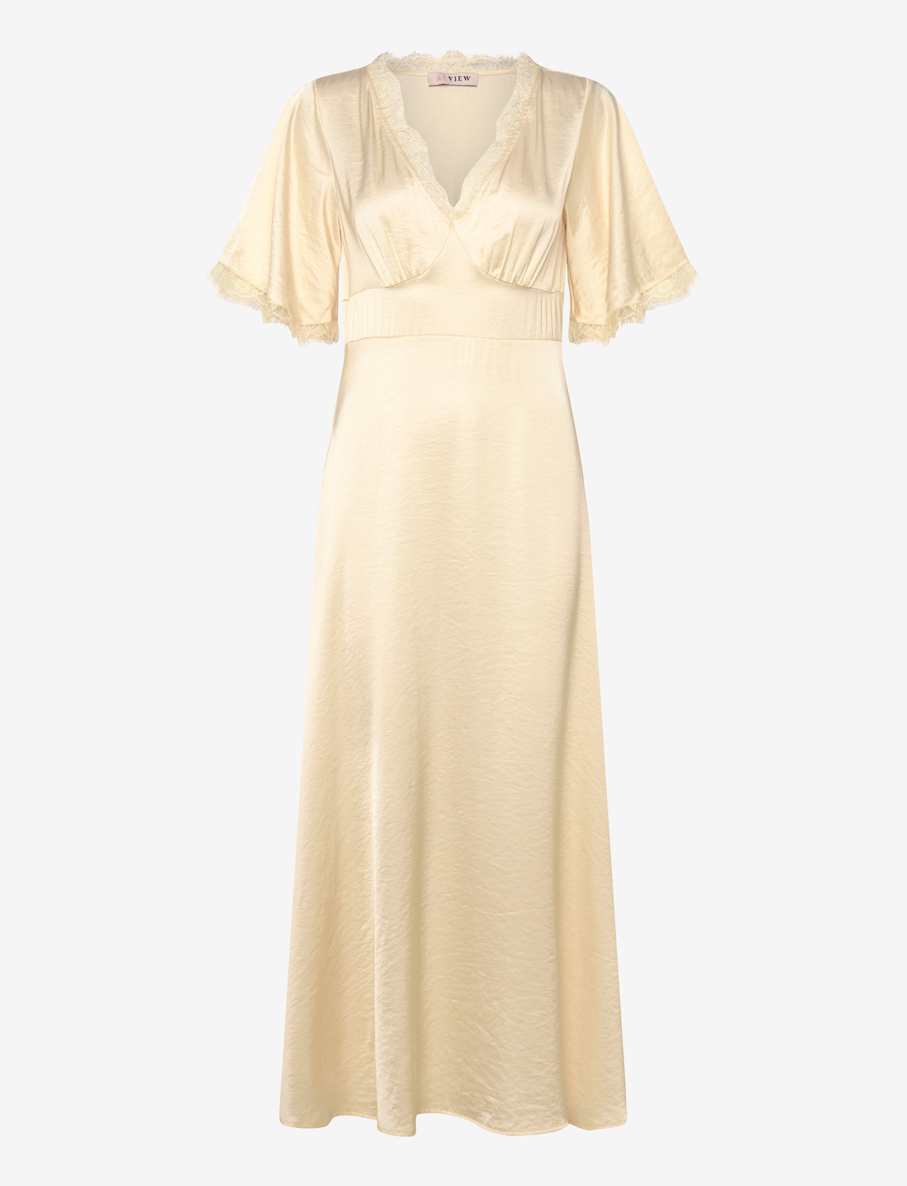 A-View - Flowy dress - sommerkleider - pale yellow - 0