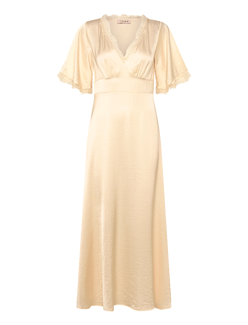 A-View - Flowy dress - sommerkleider - pale yellow - 0