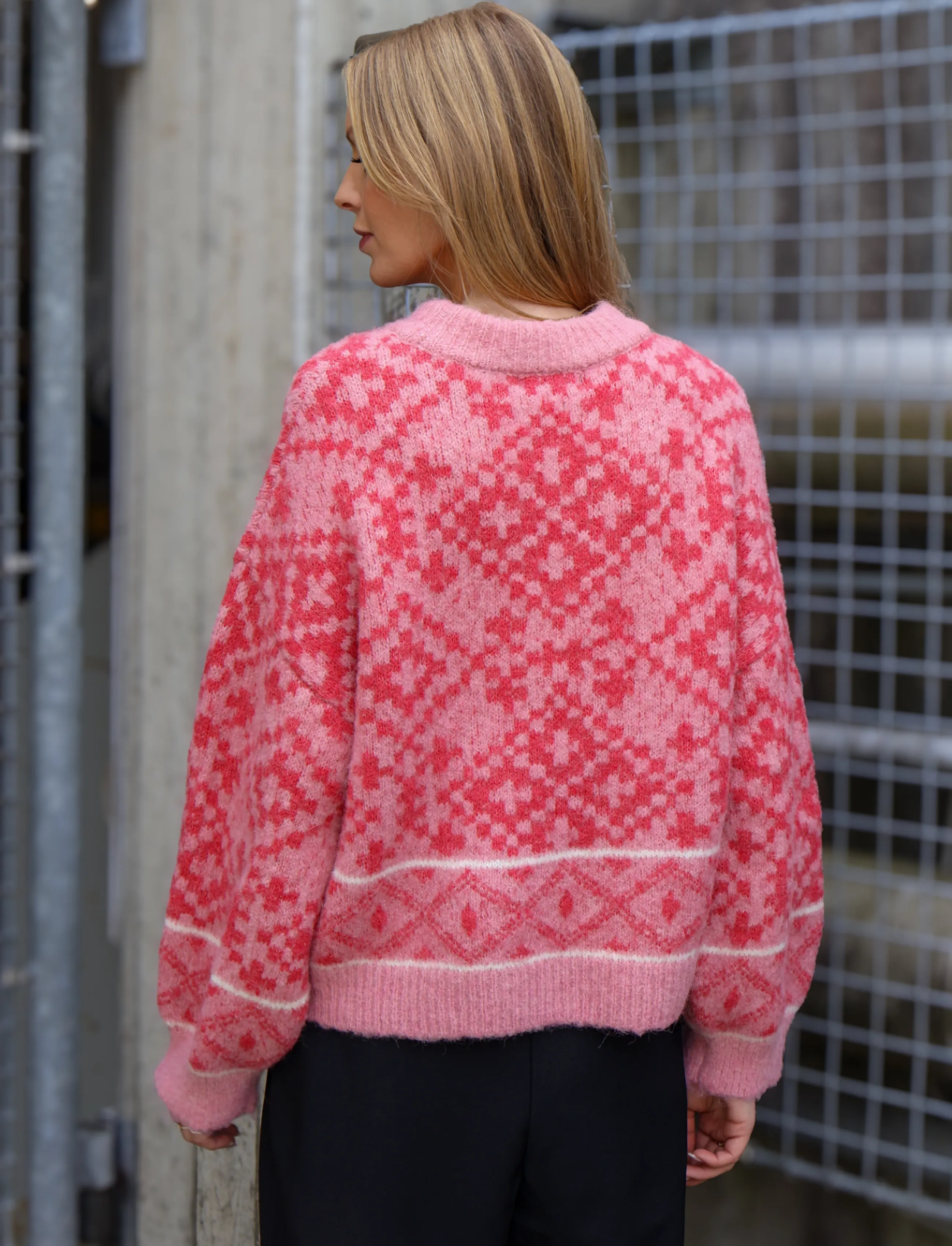 A-View - Luxana knit pullover - jumpers - rose/pink - 3
