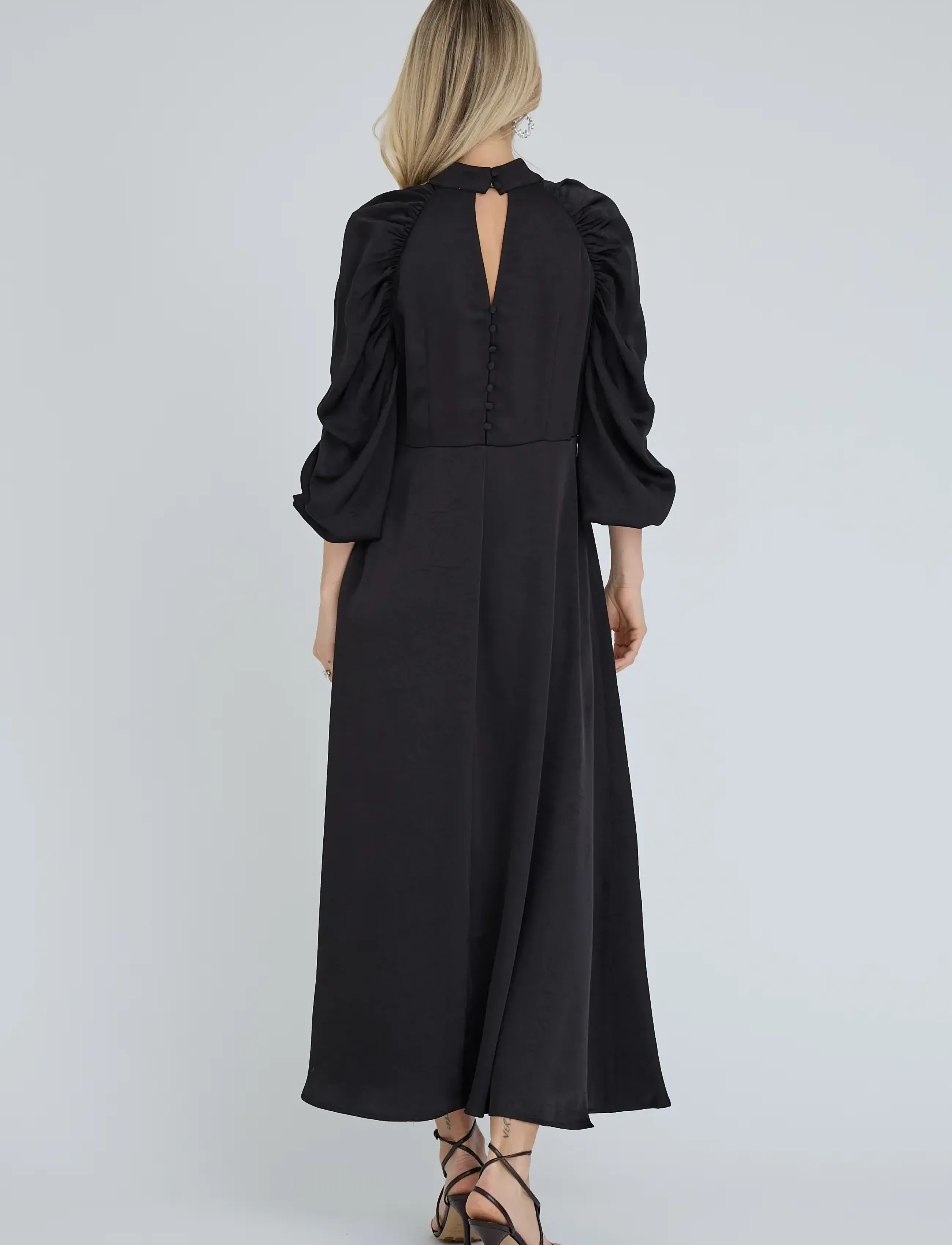 A-View - Ferina dress - midiklänningar - black - 3