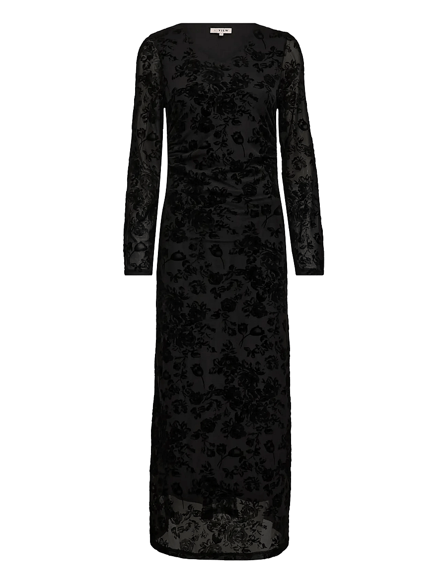 A-View - Clausine dress - midi kjoler - black - 1