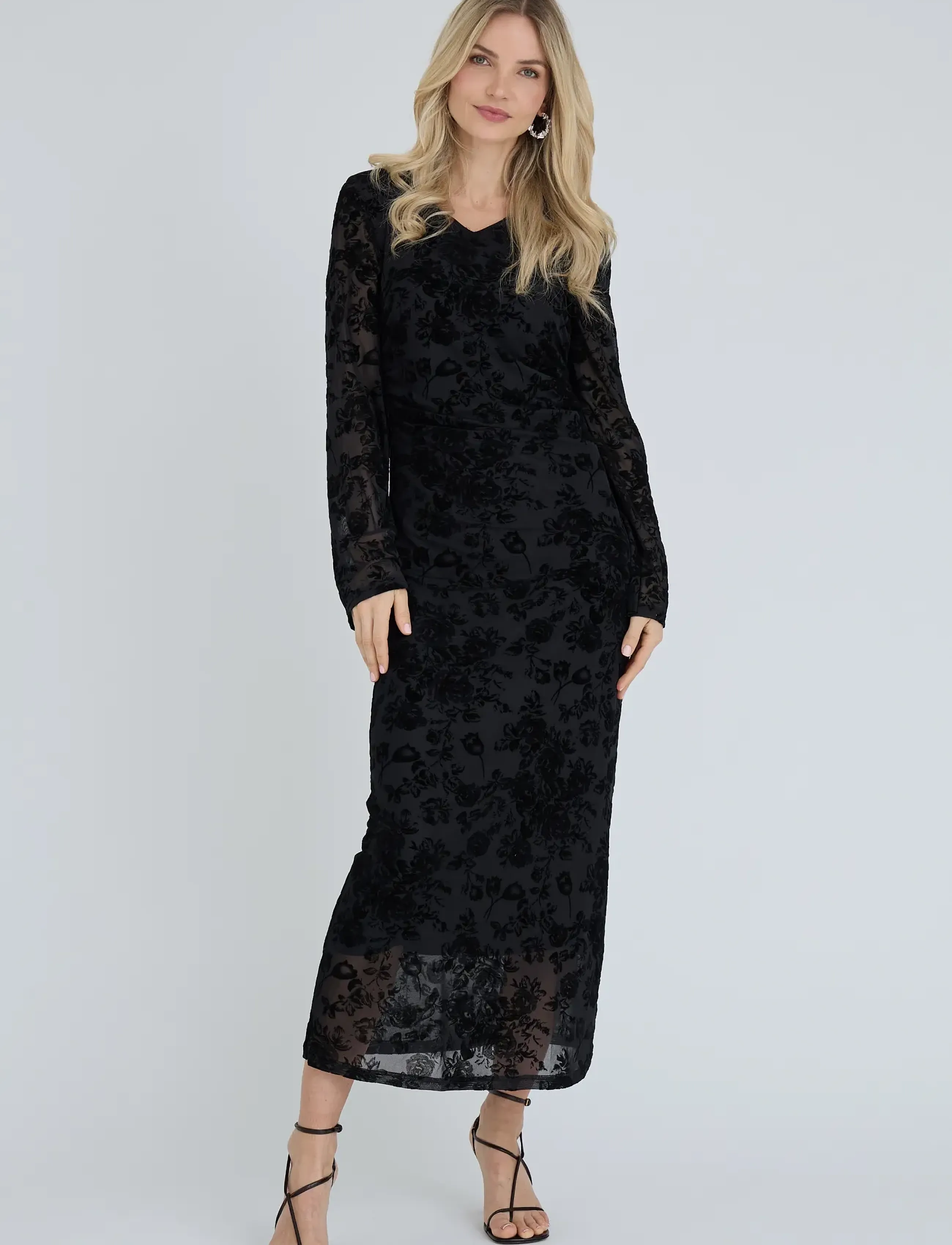 A-View Clausine dress - Kläder - BLACK / black