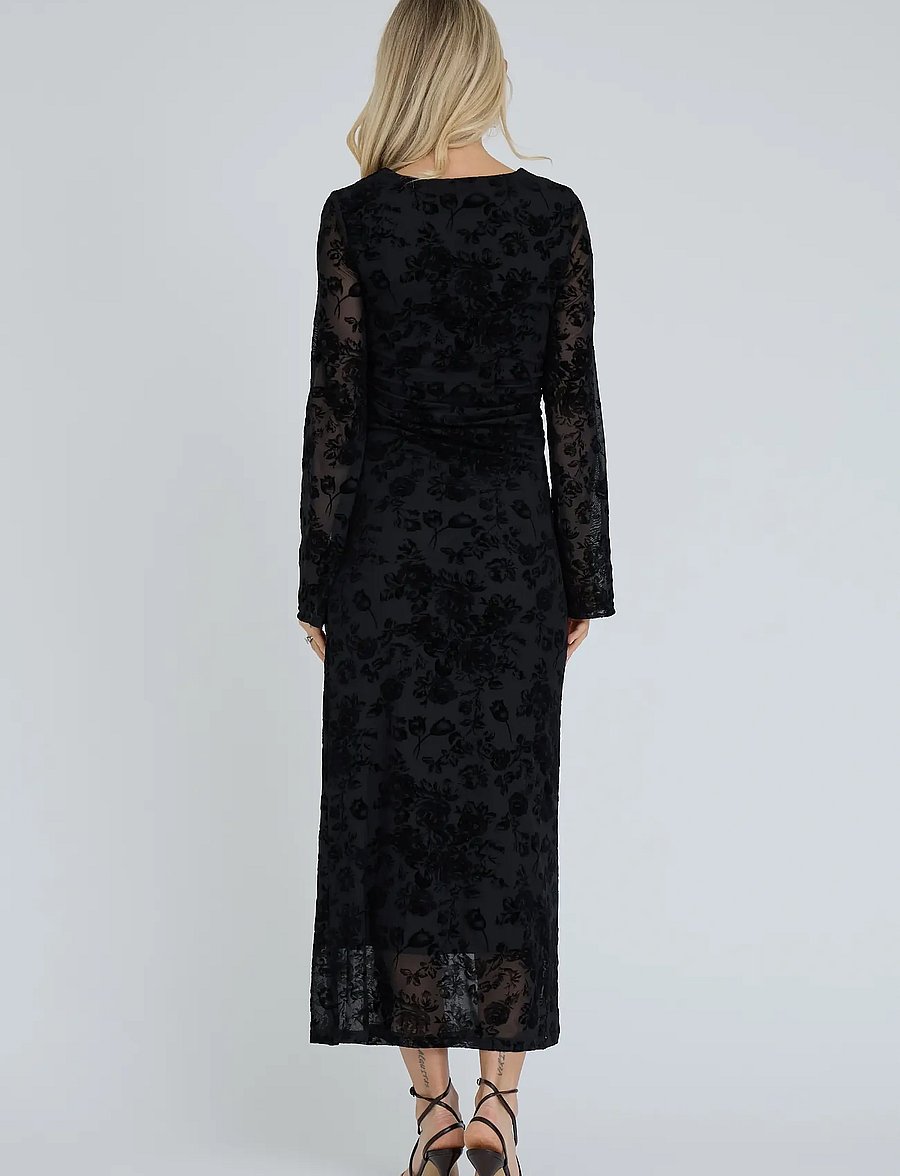A-View - Clausine dress - midi kjoler - black - 3