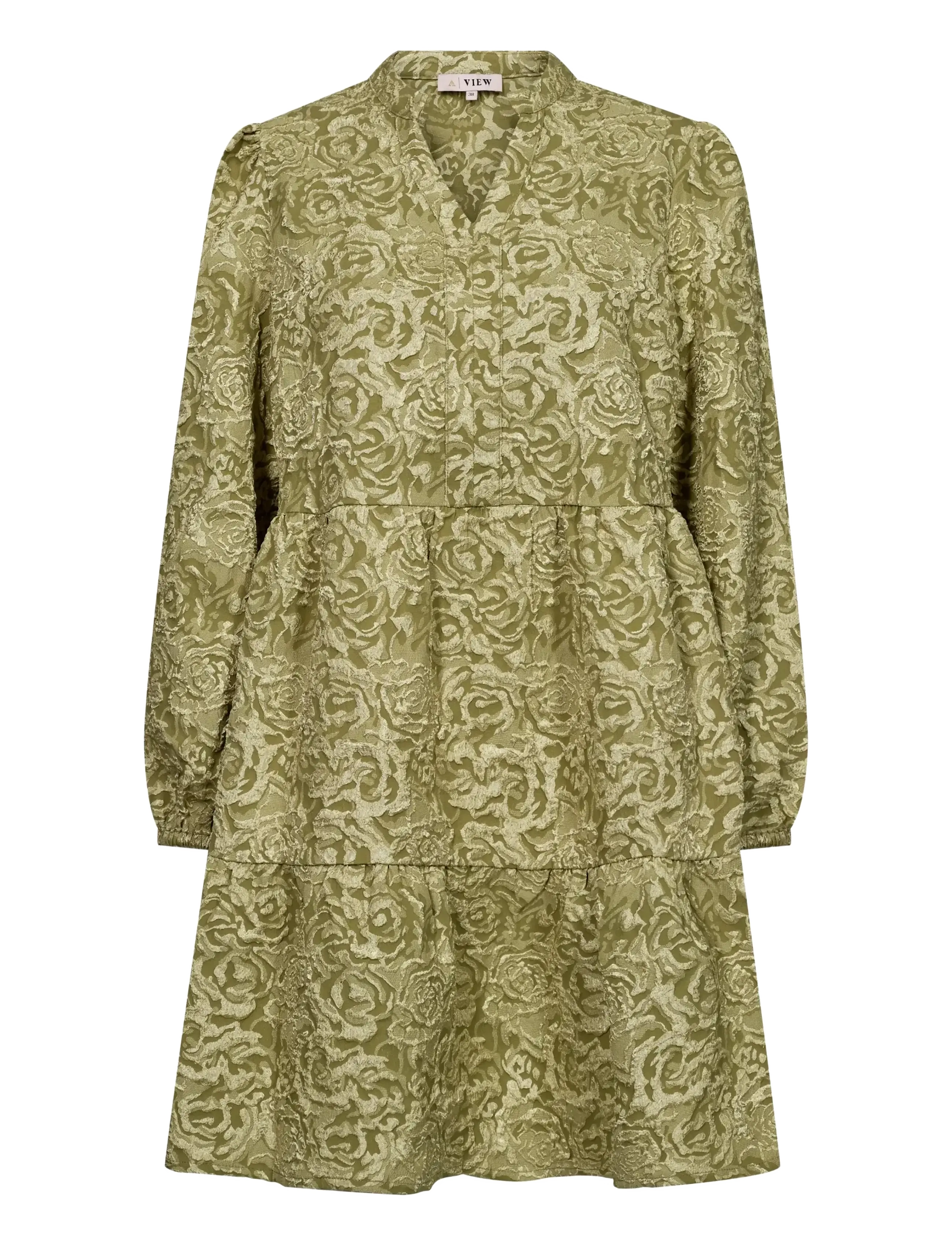 A-View - Ida dress - korte kjoler - lime - 1