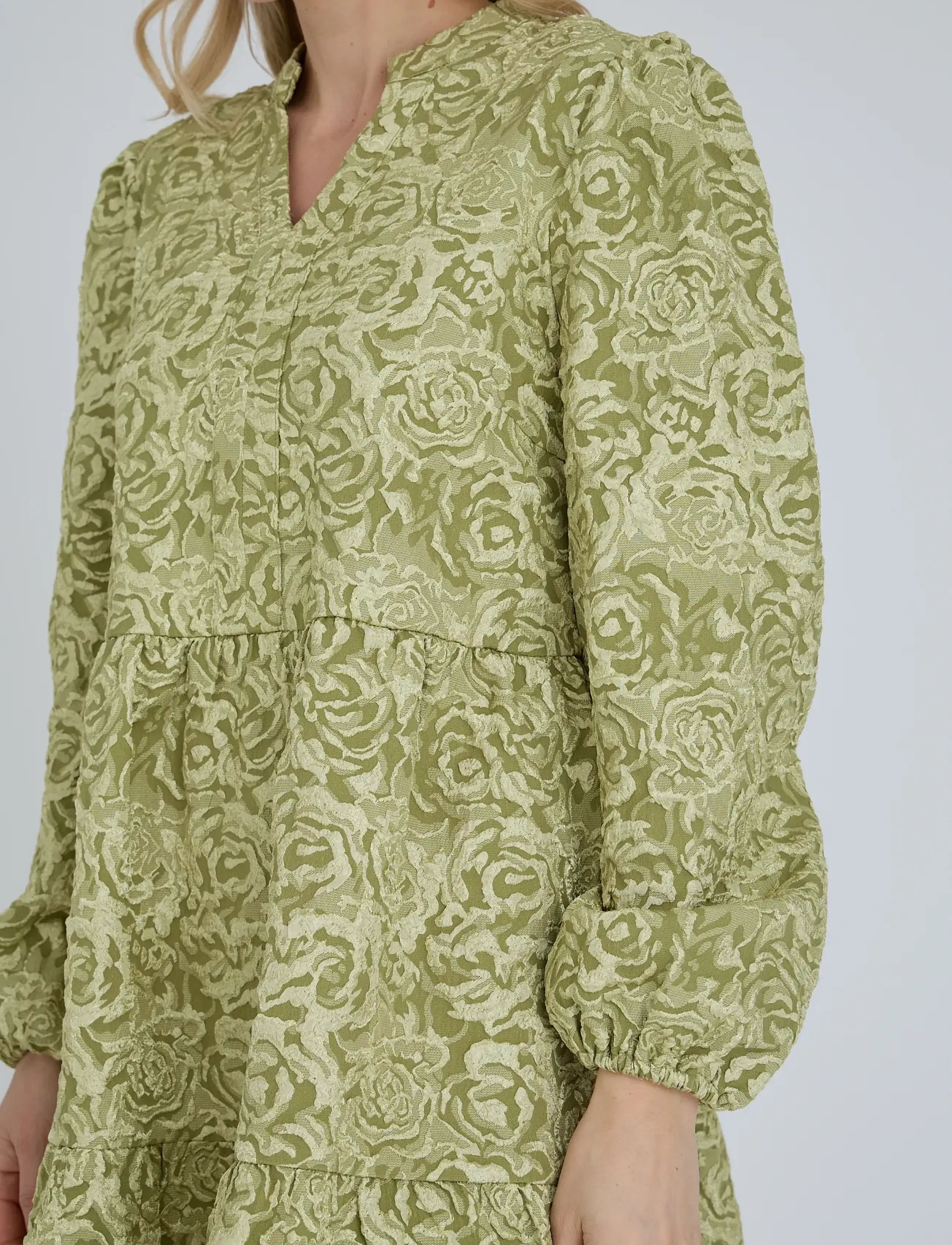 A-View - Ida dress - korte kjoler - lime - 4