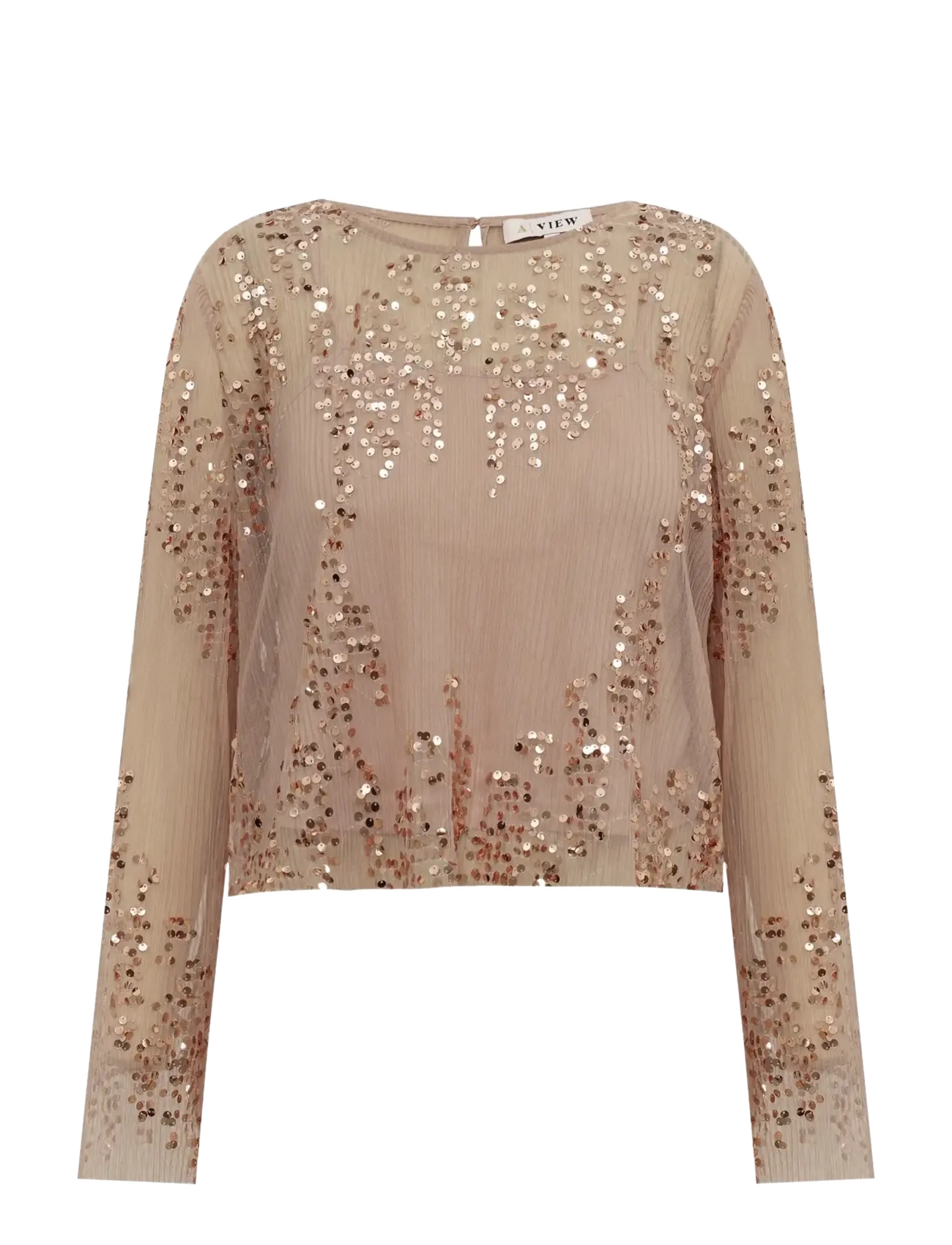 A-View Ying blouse - Kläder - ALMOND / beige